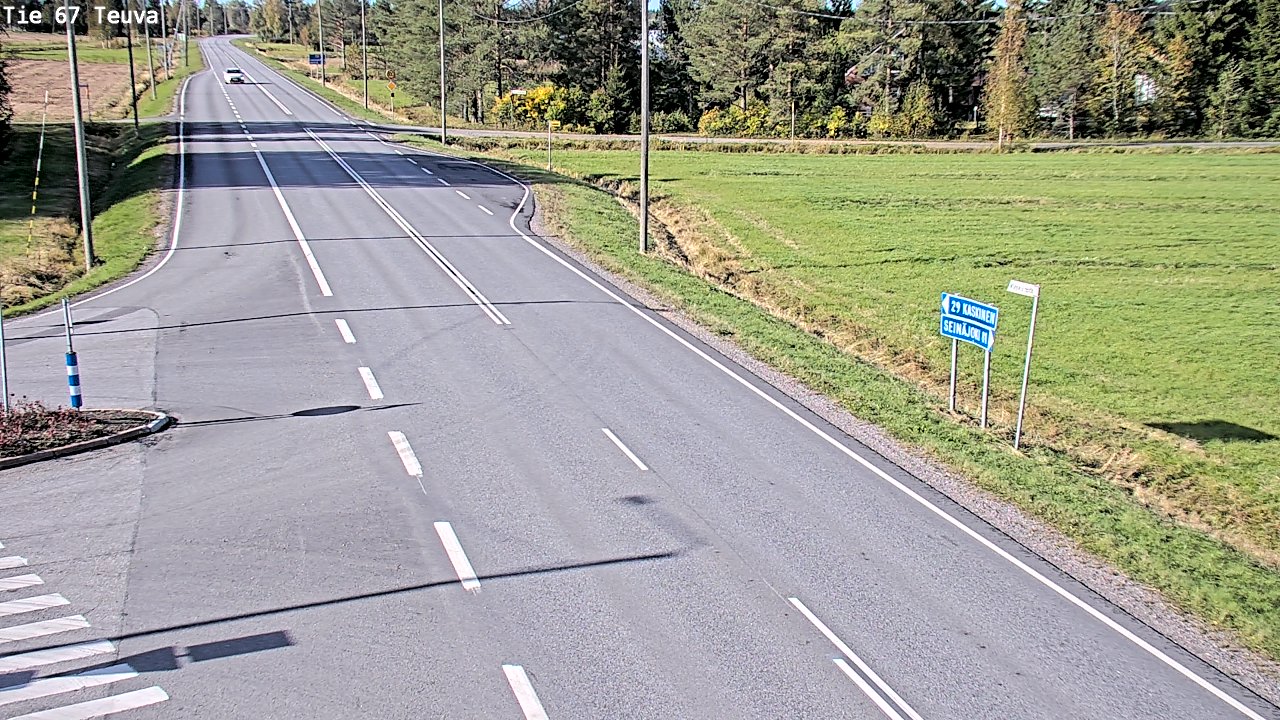 Weather Camera Image Road 67 Teuva, Teuva, Etelä-Pohjanmaa