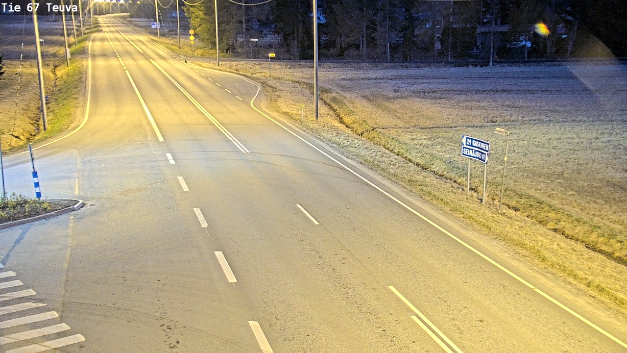 Weather Camera Image Road 67 Teuva, Teuva, Etelä-Pohjanmaa