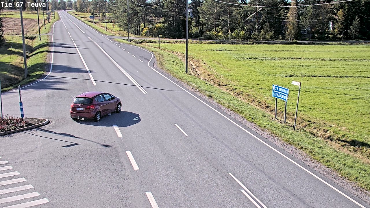 Weather Camera Image Road 67 Teuva, Teuva, Etelä-Pohjanmaa
