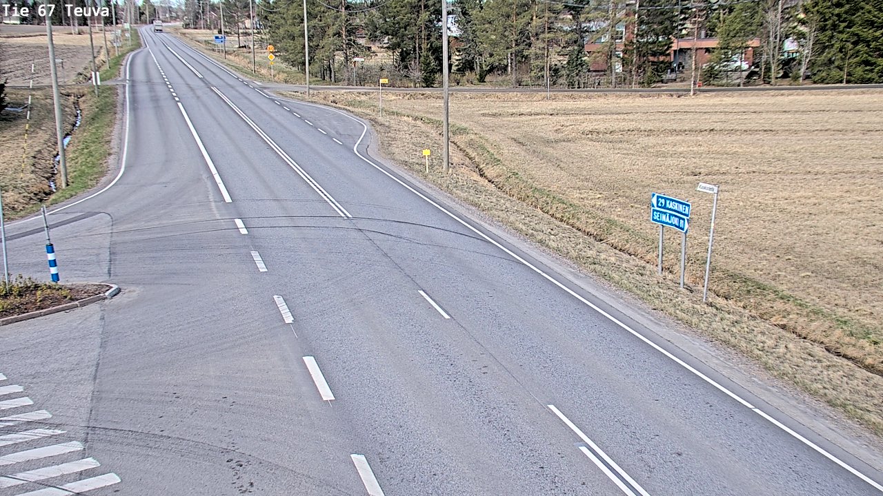 Weather Camera Image Väg 67 Östermark, Teuva, Etelä-Pohjanmaa