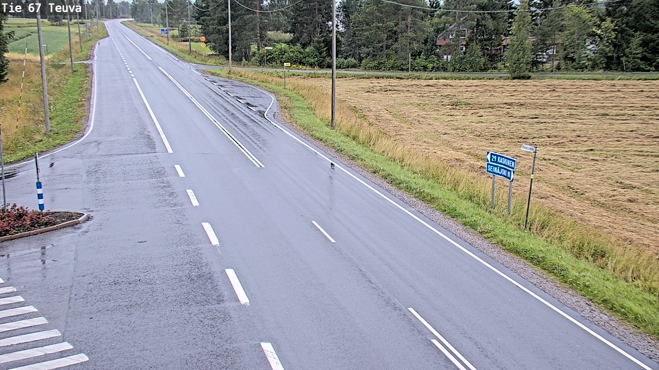 Weather Camera Image Road 67 Teuva, Teuva, Etelä-Pohjanmaa