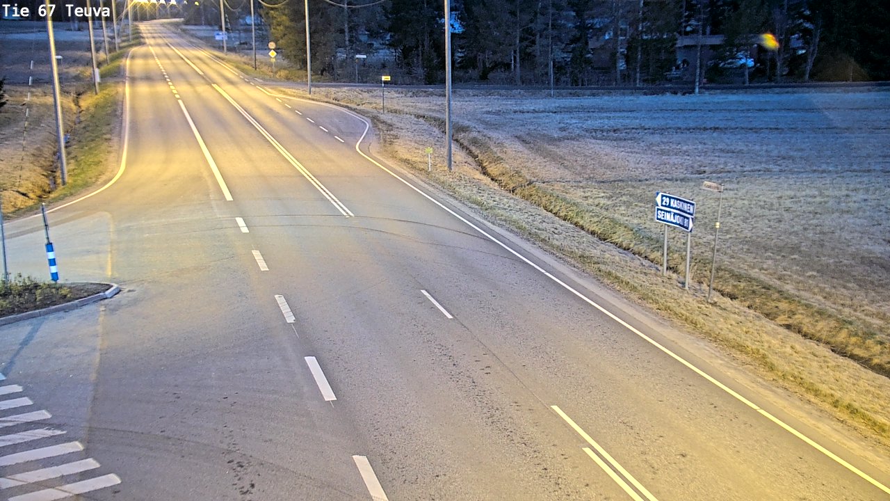 Weather Camera Image Road 67 Teuva, Teuva, Etelä-Pohjanmaa