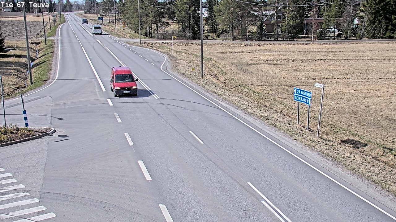 Weather Camera Image Väg 67 Östermark, Teuva, Etelä-Pohjanmaa