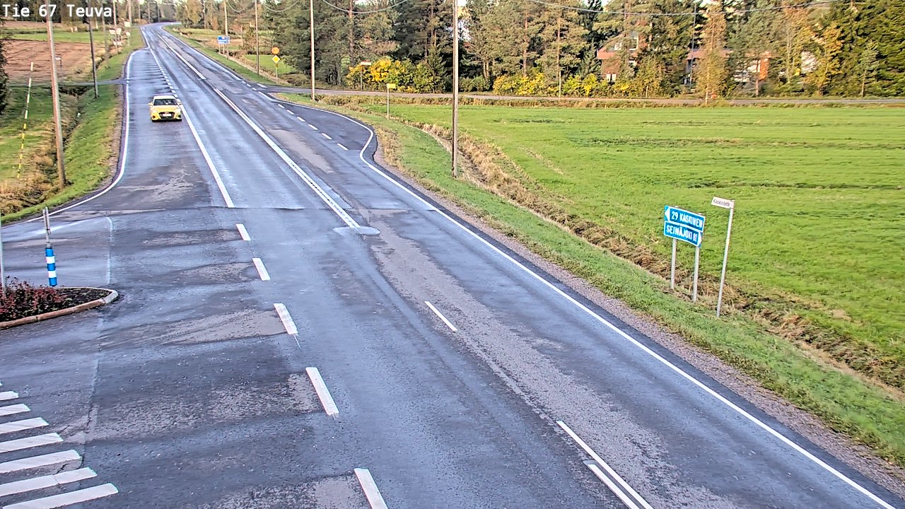Weather Camera Image Road 67 Teuva, Teuva, Etelä-Pohjanmaa