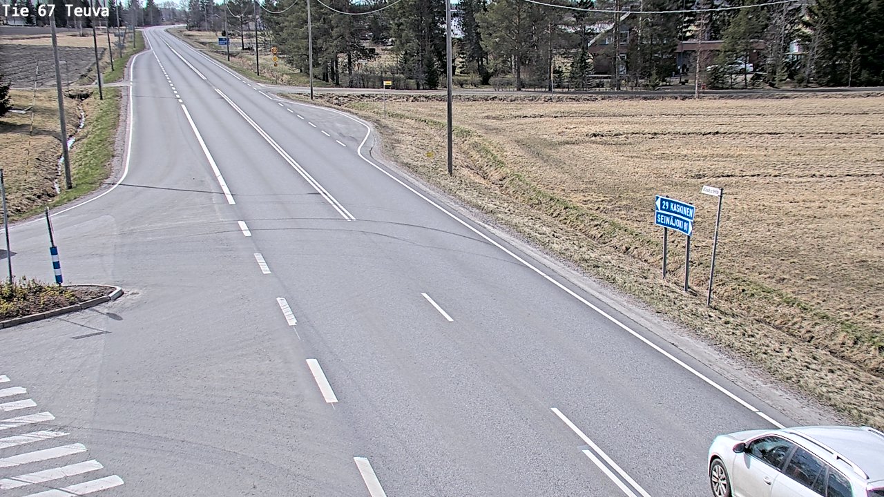 Weather Camera Image Väg 67 Östermark, Teuva, Etelä-Pohjanmaa