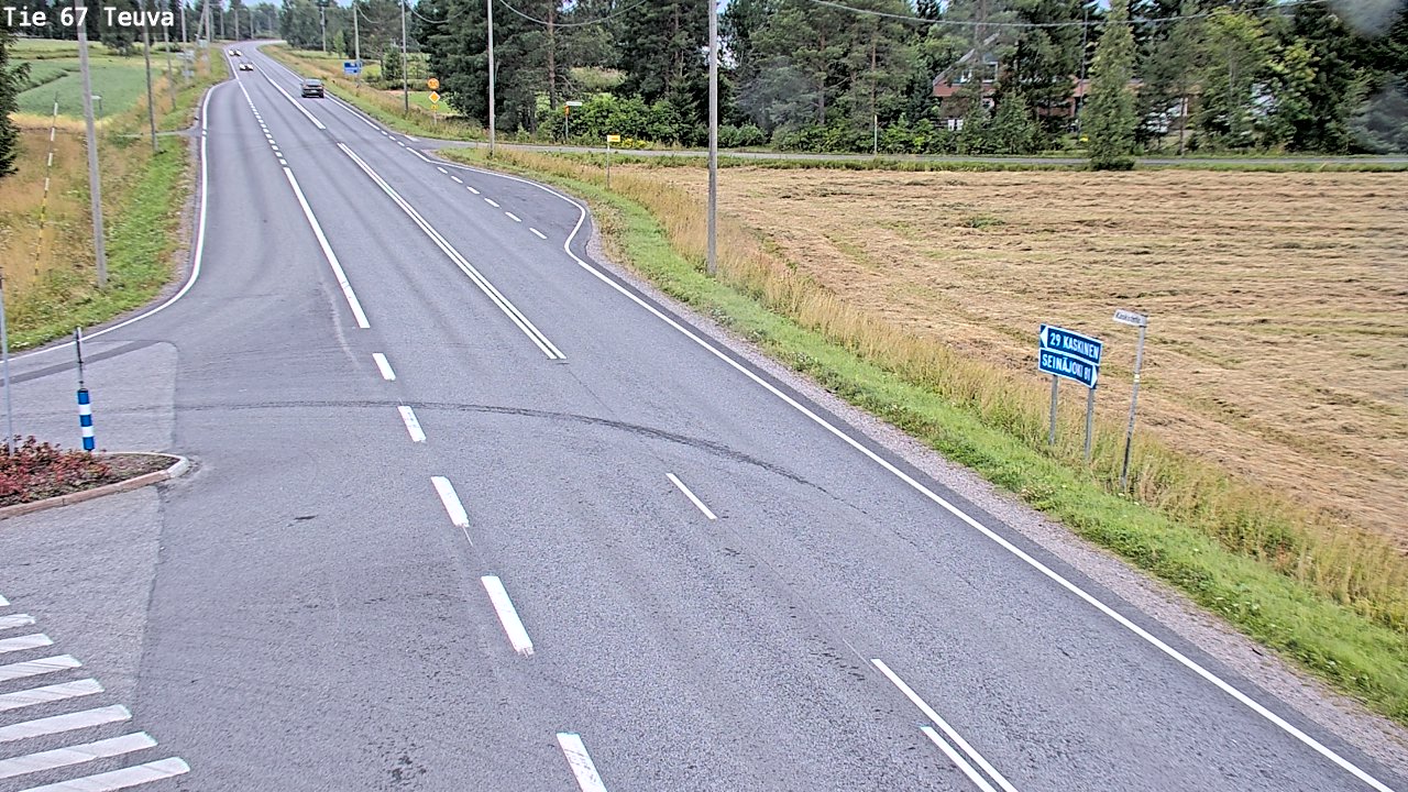 Weather Camera Image Road 67 Teuva, Teuva, Etelä-Pohjanmaa