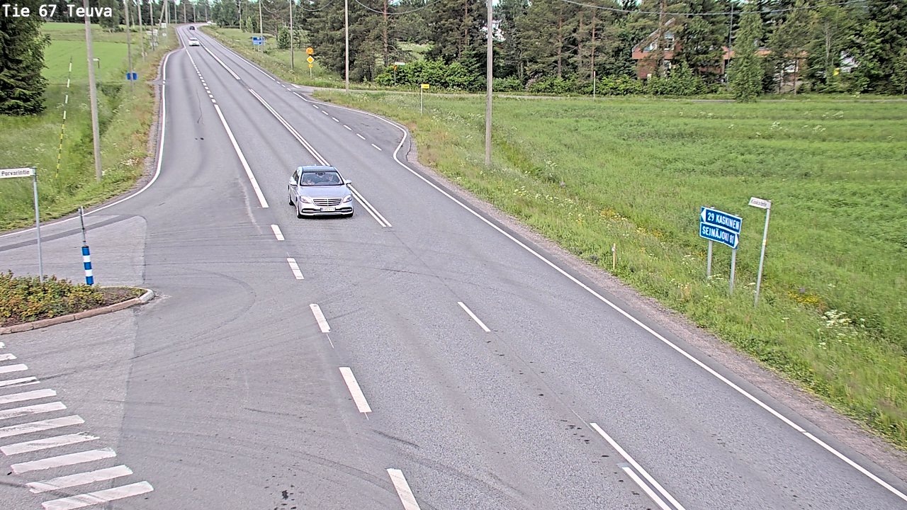 Weather Camera Image Road 67 Teuva, Teuva, Etelä-Pohjanmaa