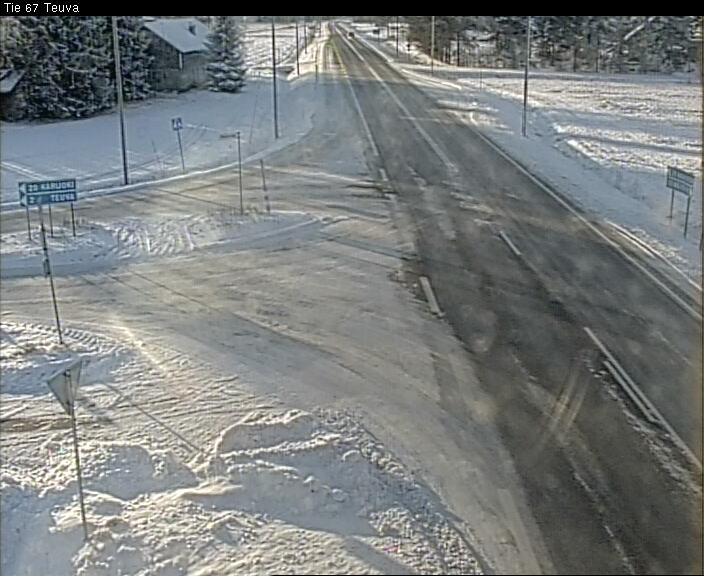 Weather Camera Image Road 67 Teuva, Teuva, Etelä-Pohjanmaa
