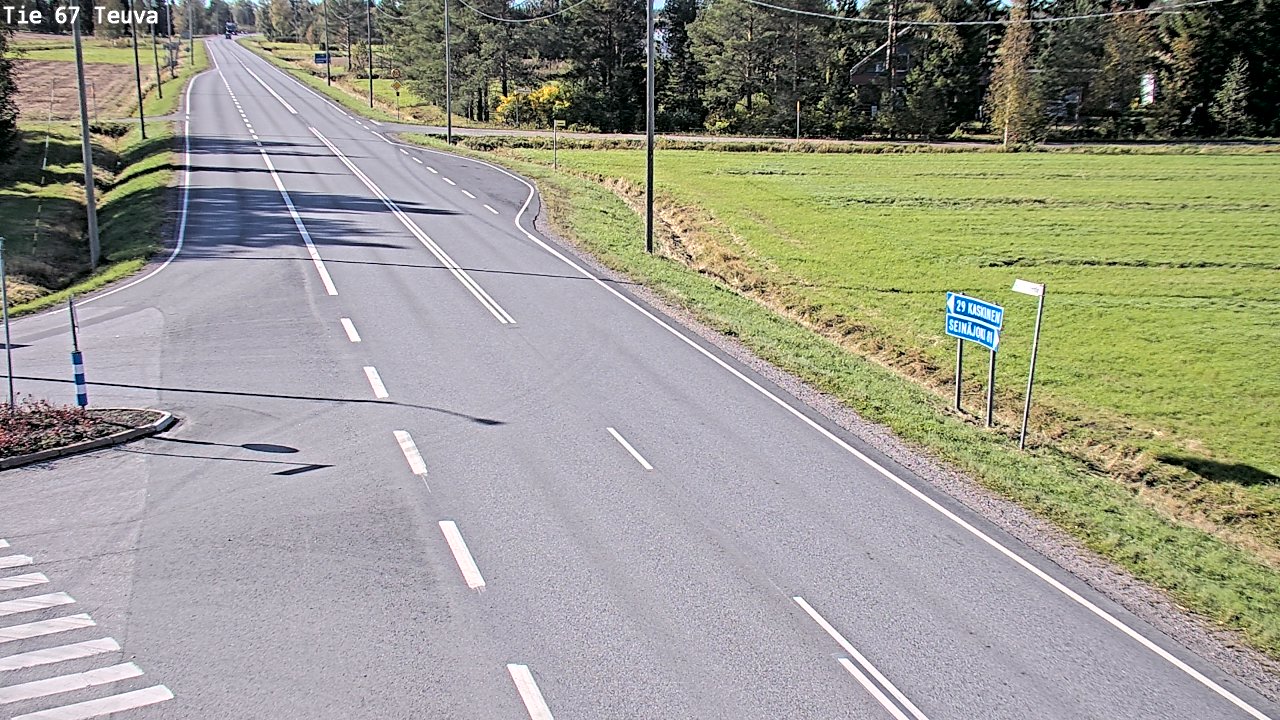 Weather Camera Image Road 67 Teuva, Teuva, Etelä-Pohjanmaa