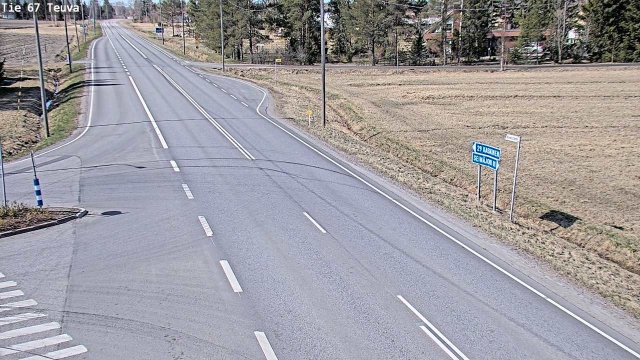 Weather Camera Image Väg 67 Östermark, Teuva, Etelä-Pohjanmaa