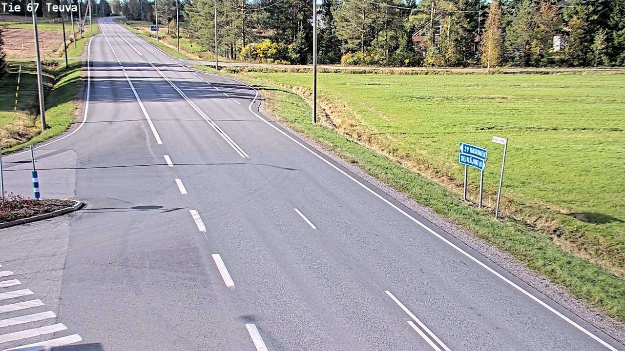 Weather Camera Image Road 67 Teuva, Teuva, Etelä-Pohjanmaa