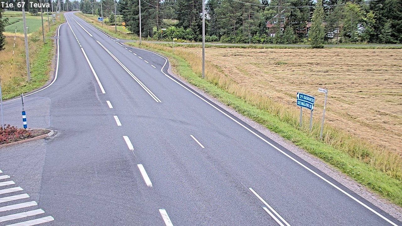 Weather Camera Image Road 67 Teuva, Teuva, Etelä-Pohjanmaa