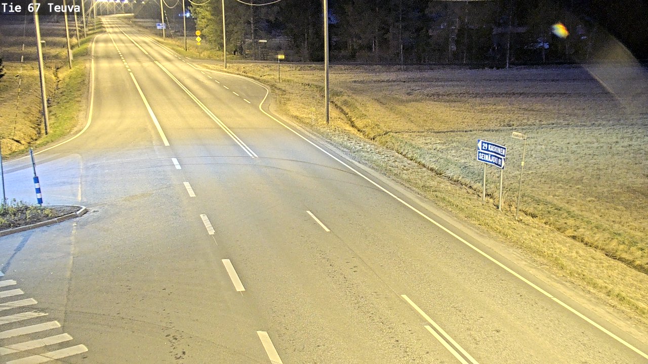Weather Camera Image Road 67 Teuva, Teuva, Etelä-Pohjanmaa
