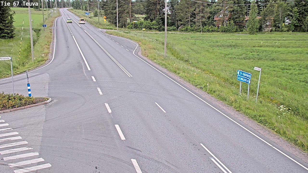 Weather Camera Image Väg 67 Östermark, Teuva, Etelä-Pohjanmaa