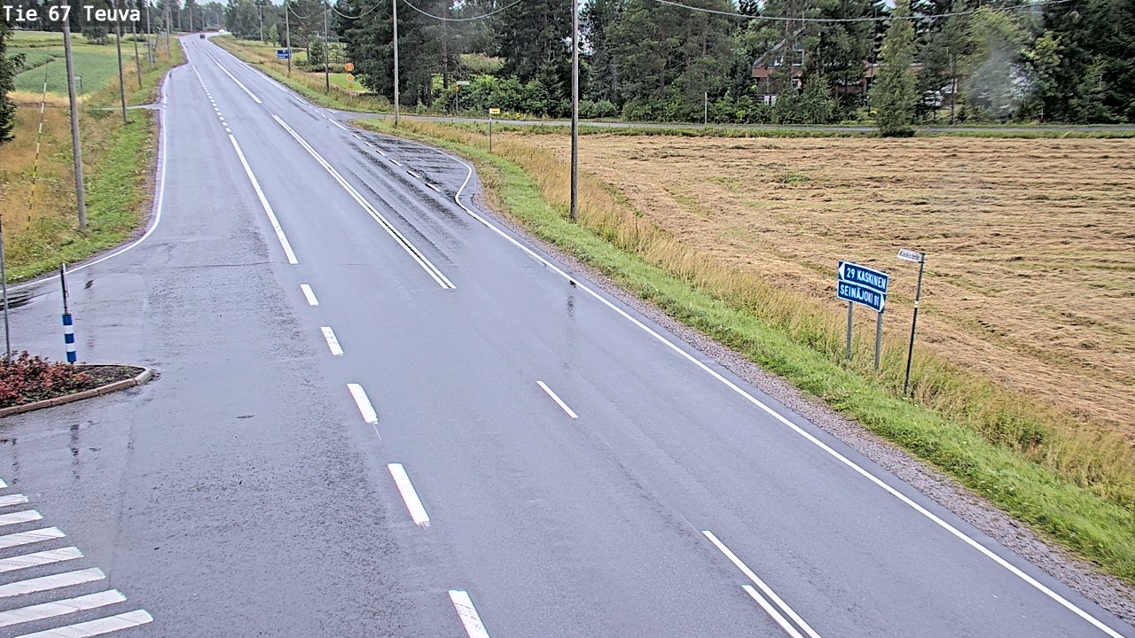 Weather Camera Image Road 67 Teuva, Teuva, Etelä-Pohjanmaa