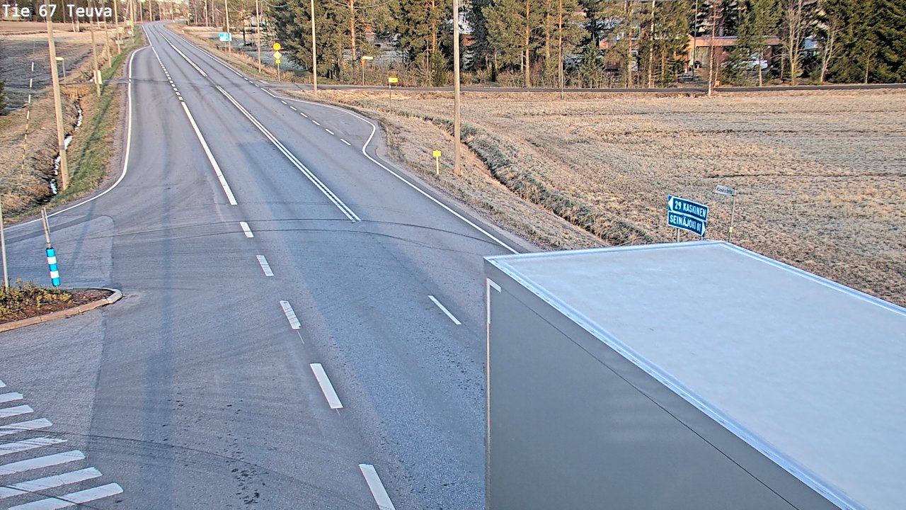 Weather Camera Image Väg 67 Östermark, Teuva, Etelä-Pohjanmaa