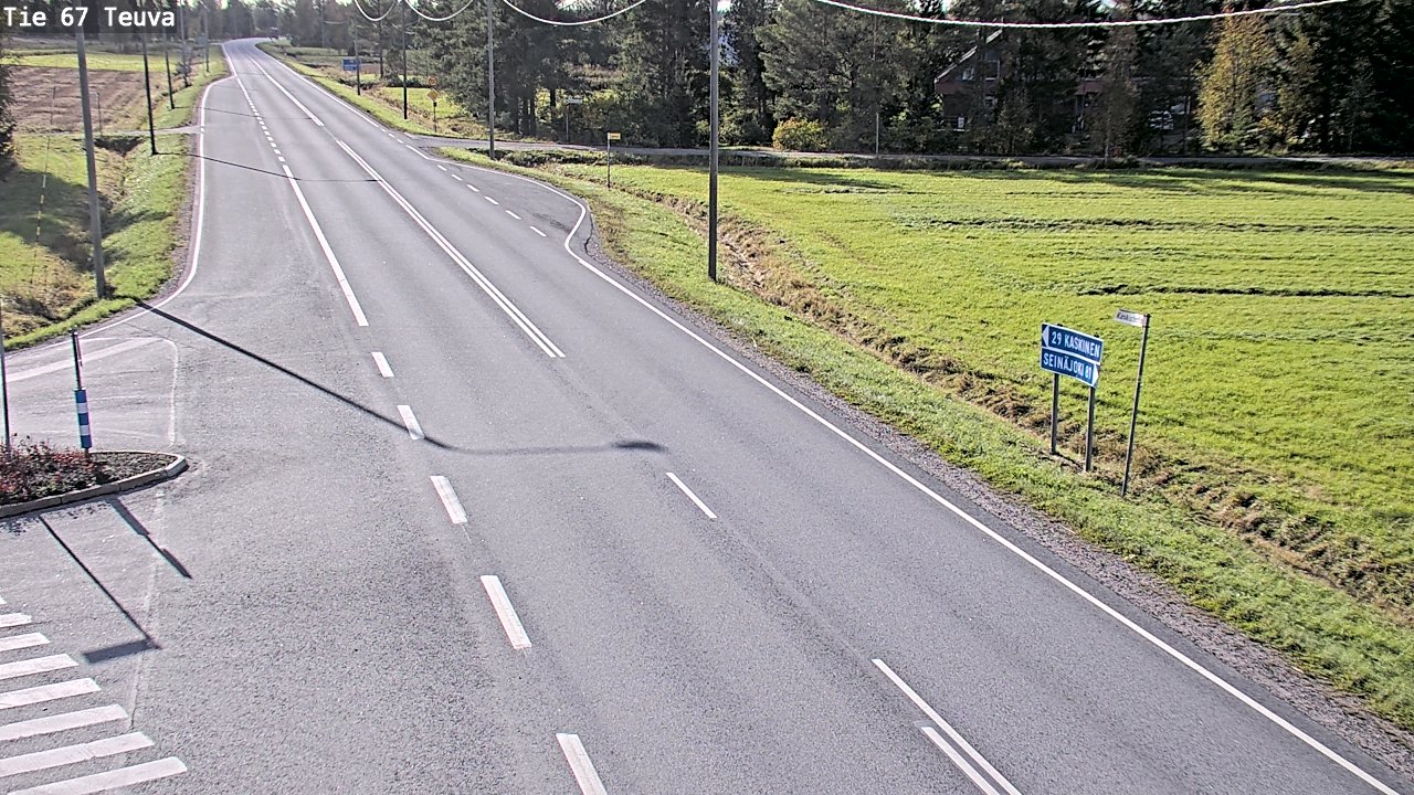 Weather Camera Image Road 67 Teuva, Teuva, Etelä-Pohjanmaa