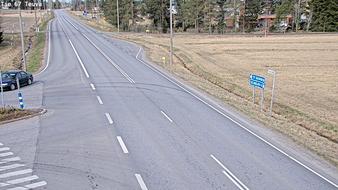 Weather Camera Image Väg 67 Östermark, Teuva, Etelä-Pohjanmaa