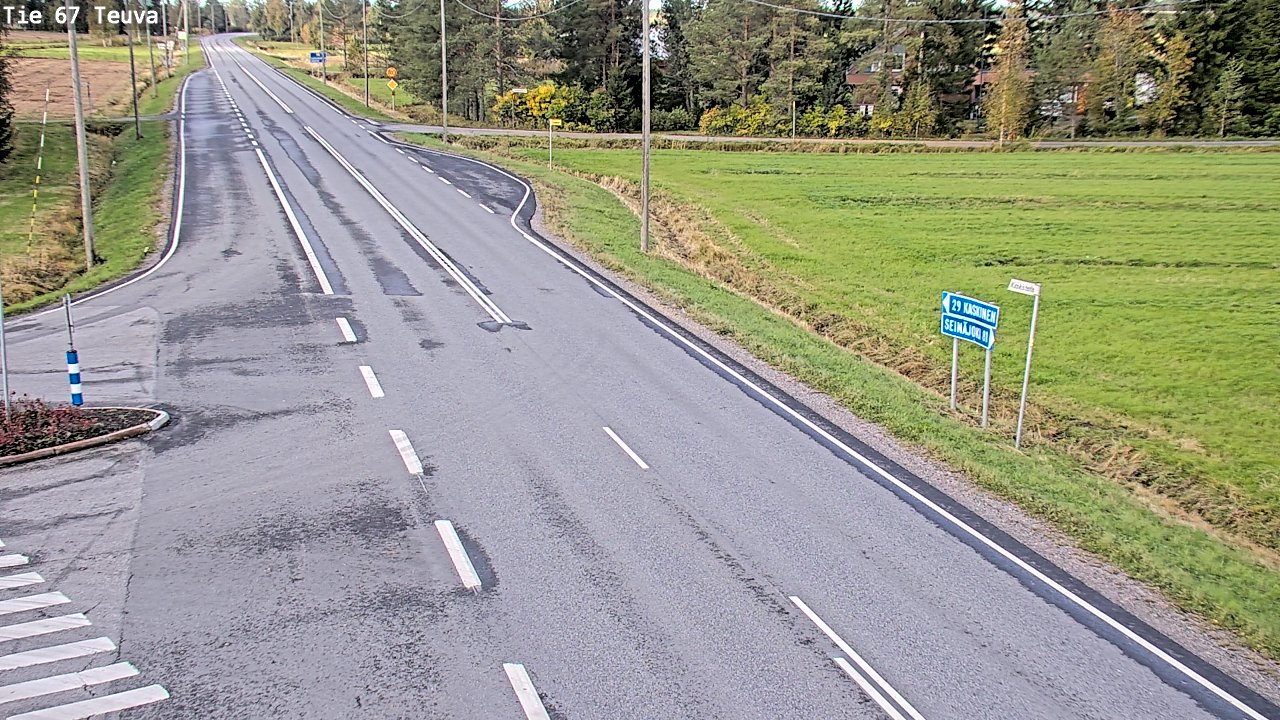Weather Camera Image Road 67 Teuva, Teuva, Etelä-Pohjanmaa