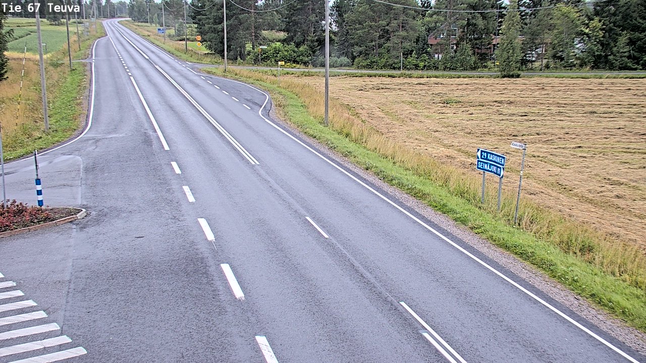 Weather Camera Image Road 67 Teuva, Teuva, Etelä-Pohjanmaa