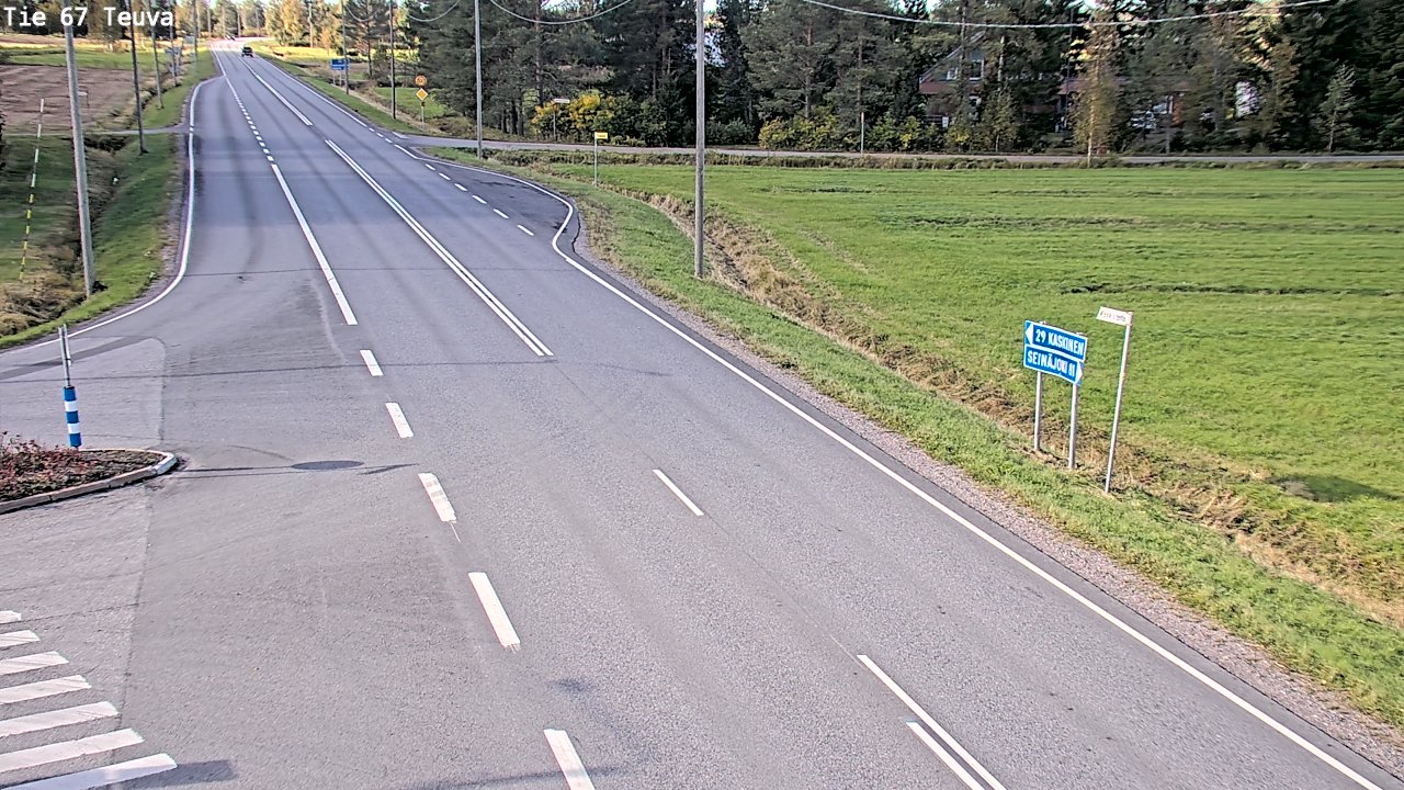 Weather Camera Image Road 67 Teuva, Teuva, Etelä-Pohjanmaa
