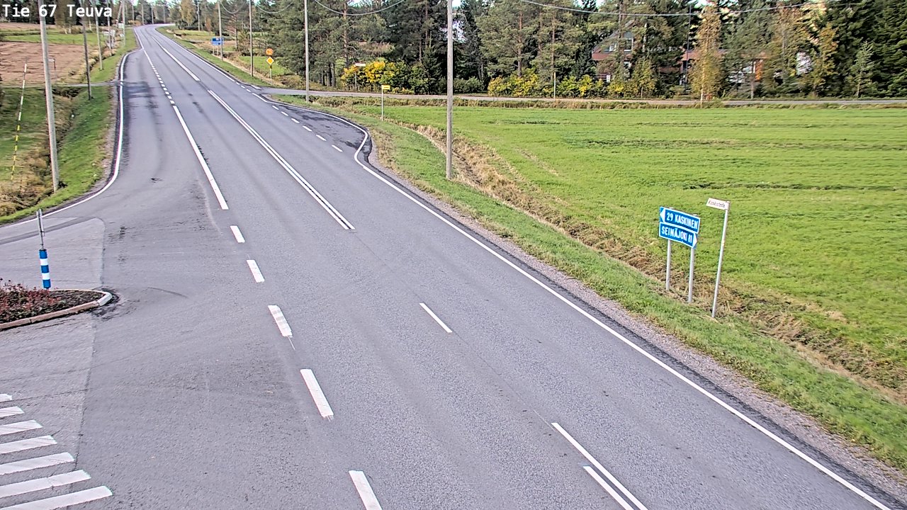 Weather Camera Image Road 67 Teuva, Teuva, Etelä-Pohjanmaa