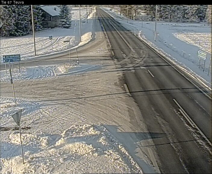 Weather Camera Image Road 67 Teuva, Teuva, Etelä-Pohjanmaa