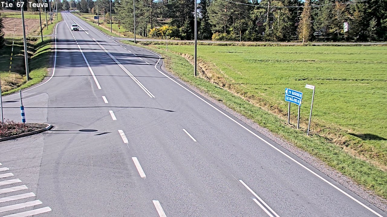 Weather Camera Image Road 67 Teuva, Teuva, Etelä-Pohjanmaa