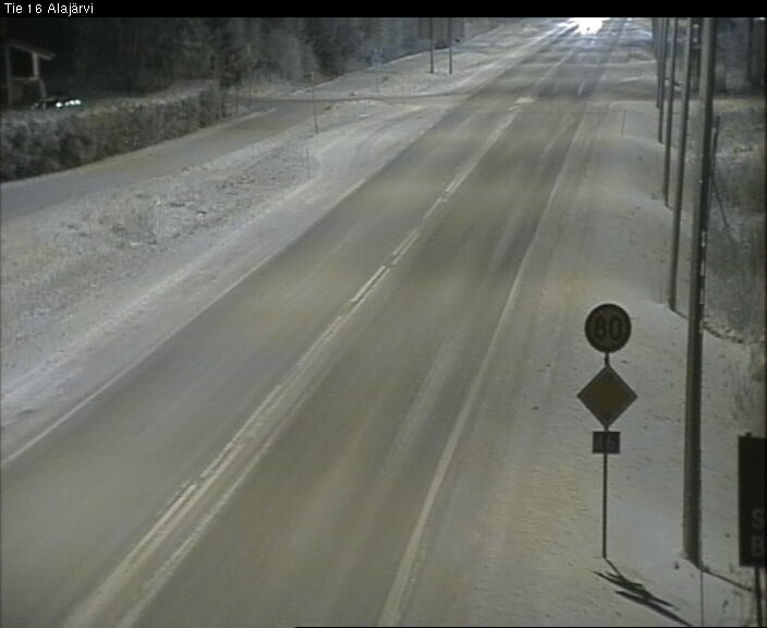 Weather Camera Image Road 16 Alajärvi, Alajärvi, Etelä-Pohjanmaa