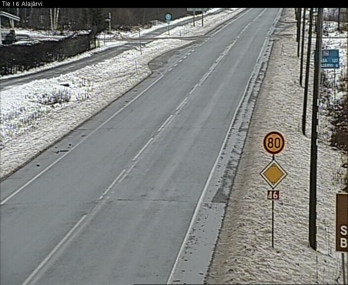 Weather Camera Image Road 16 Alajärvi, Alajärvi, Etelä-Pohjanmaa