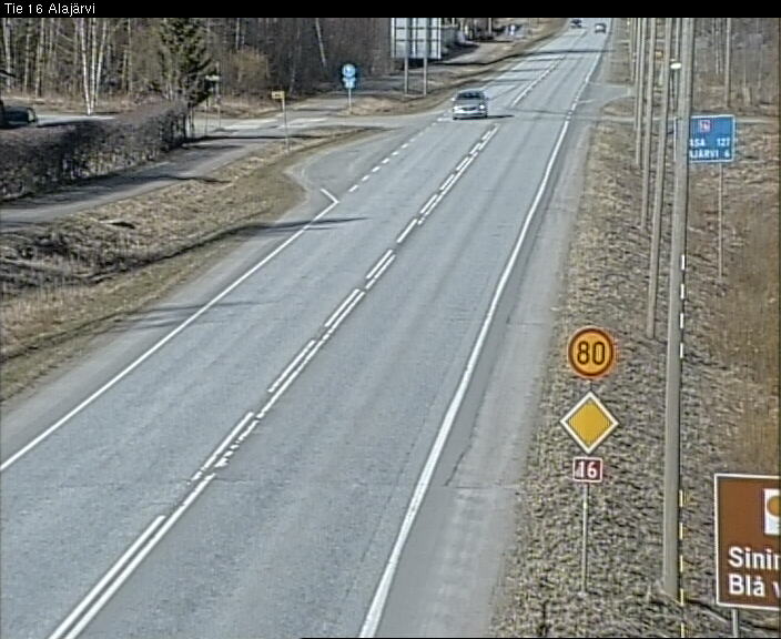 Weather Camera Image Road 16 Alajärvi, Alajärvi, Etelä-Pohjanmaa