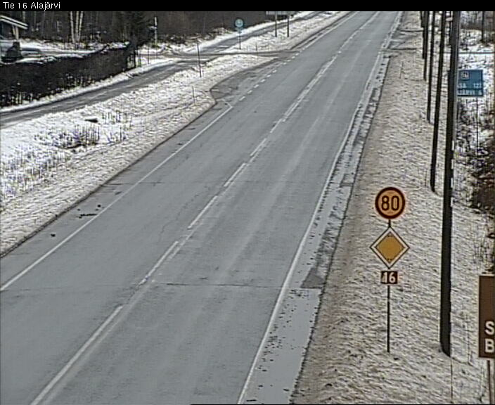 Weather Camera Image Road 16 Alajärvi, Alajärvi, Etelä-Pohjanmaa