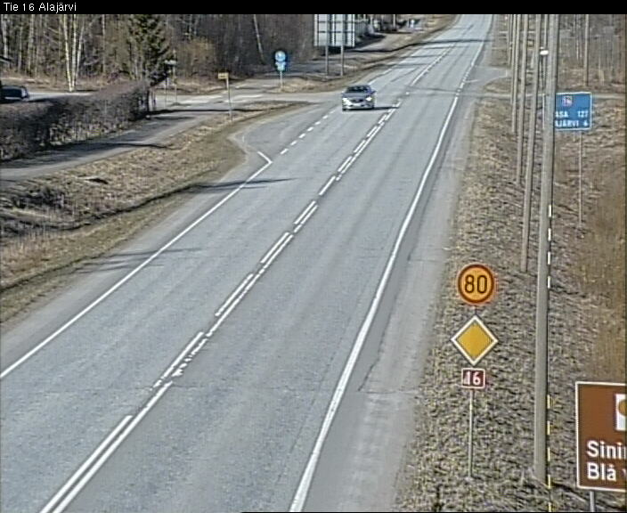 Weather Camera Image Road 16 Alajärvi, Alajärvi, Etelä-Pohjanmaa