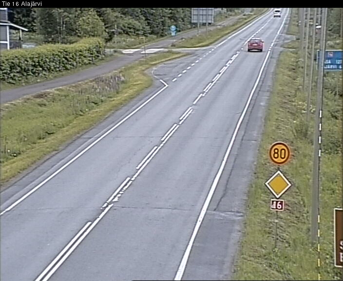 Weather Camera Image Väg 16 Alajärvi, Alajärvi, Etelä-Pohjanmaa