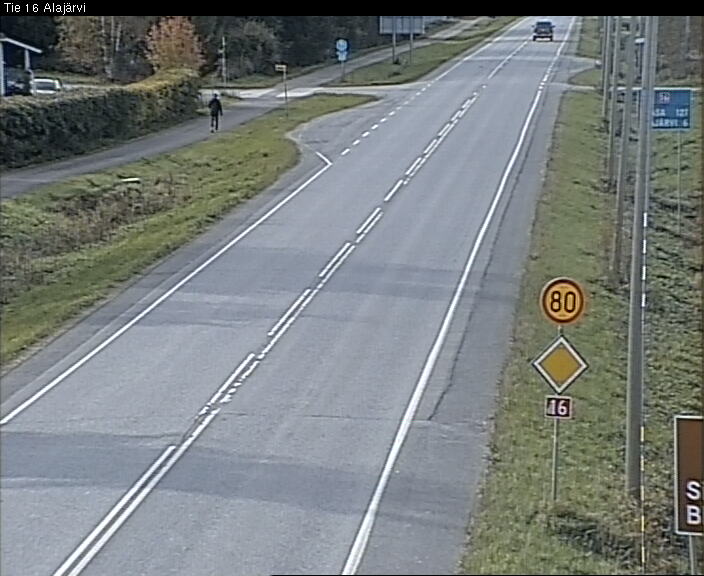 Weather Camera Image Road 16 Alajärvi, Alajärvi, Etelä-Pohjanmaa