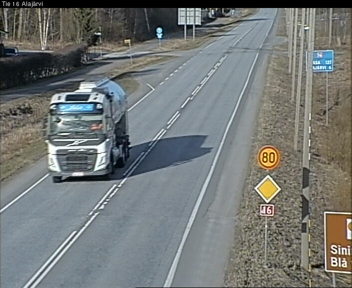 Weather Camera Image Väg 16 Alajärvi, Alajärvi, Etelä-Pohjanmaa