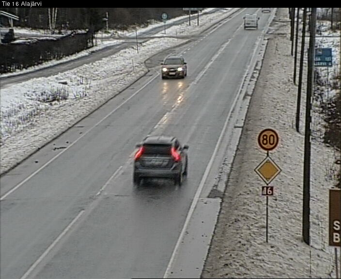 Weather Camera Image Road 16 Alajärvi, Alajärvi, Etelä-Pohjanmaa