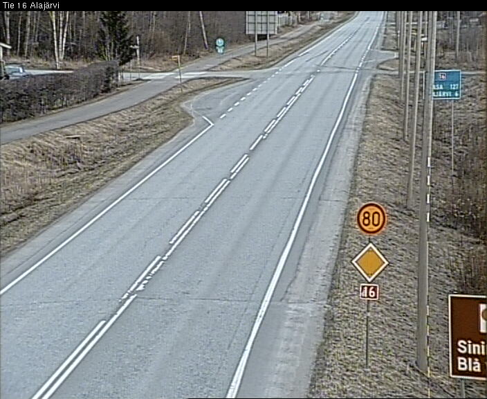 Weather Camera Image Väg 16 Alajärvi, Alajärvi, Etelä-Pohjanmaa