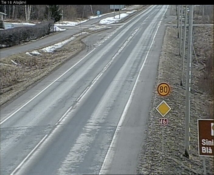 Weather Camera Image Road 16 Alajärvi, Alajärvi, Etelä-Pohjanmaa
