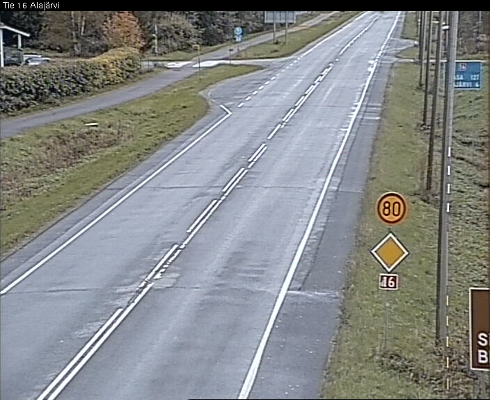 Weather Camera Image Road 16 Alajärvi, Alajärvi, Etelä-Pohjanmaa