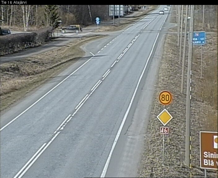 Weather Camera Image Road 16 Alajärvi, Alajärvi, Etelä-Pohjanmaa