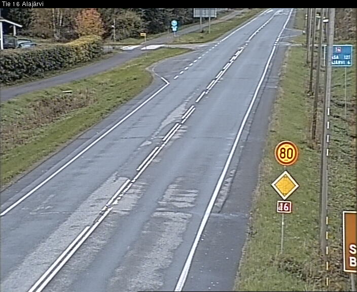Weather Camera Image Road 16 Alajärvi, Alajärvi, Etelä-Pohjanmaa