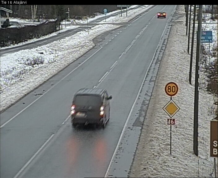 Weather Camera Image Road 16 Alajärvi, Alajärvi, Etelä-Pohjanmaa