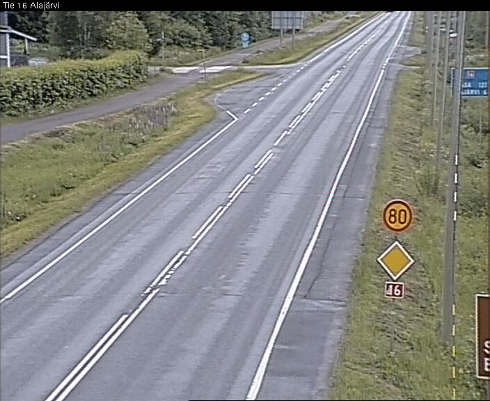 Weather Camera Image Road 16 Alajärvi, Alajärvi, Etelä-Pohjanmaa
