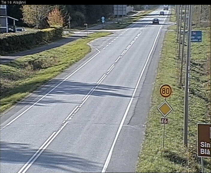 Weather Camera Image Road 16 Alajärvi, Alajärvi, Etelä-Pohjanmaa