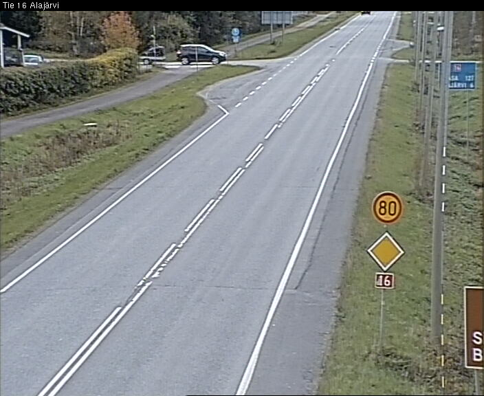 Weather Camera Image Road 16 Alajärvi, Alajärvi, Etelä-Pohjanmaa