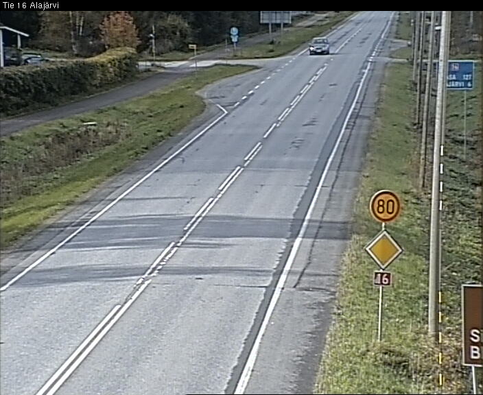 Weather Camera Image Road 16 Alajärvi, Alajärvi, Etelä-Pohjanmaa