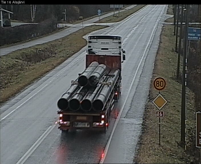 Weather Camera Image Road 16 Alajärvi, Alajärvi, Etelä-Pohjanmaa