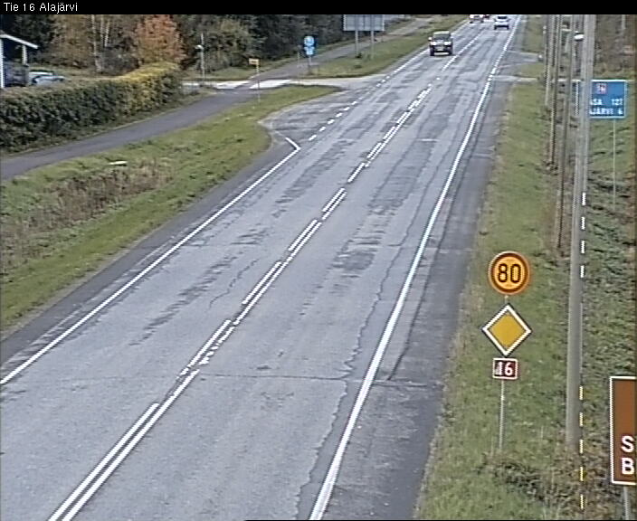 Weather Camera Image Road 16 Alajärvi, Alajärvi, Etelä-Pohjanmaa