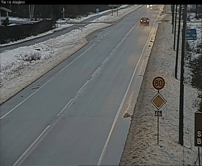 Weather Camera Image Road 16 Alajärvi, Alajärvi, Etelä-Pohjanmaa